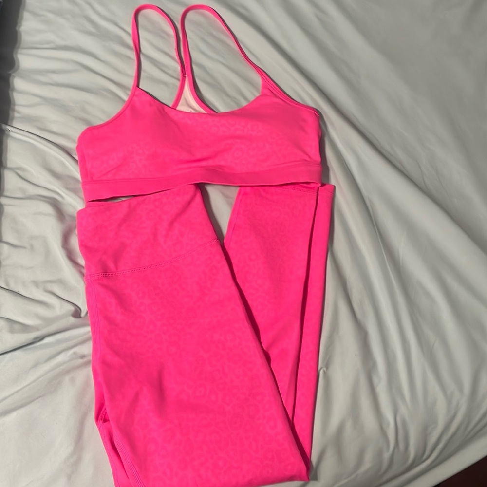 Zyia Bright Pink Workout set